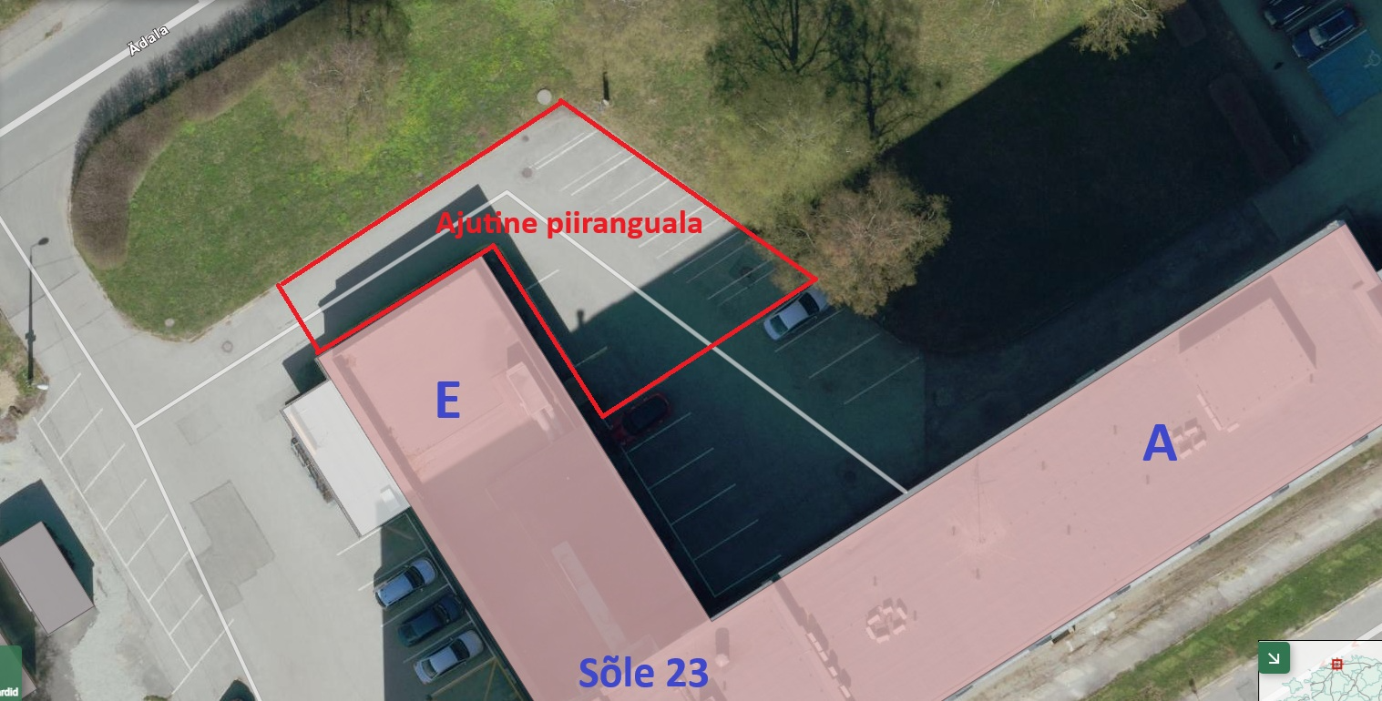 13.–20. oktoobrini 2025 kehtib ajutine parkimispiirang naistekliiniku territooriumil aadressil Sõle 23. Piirang puudutab ainult üht osa parklast – D-korpuse juu